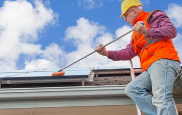 Easterton Sands soft wash roof cleaning